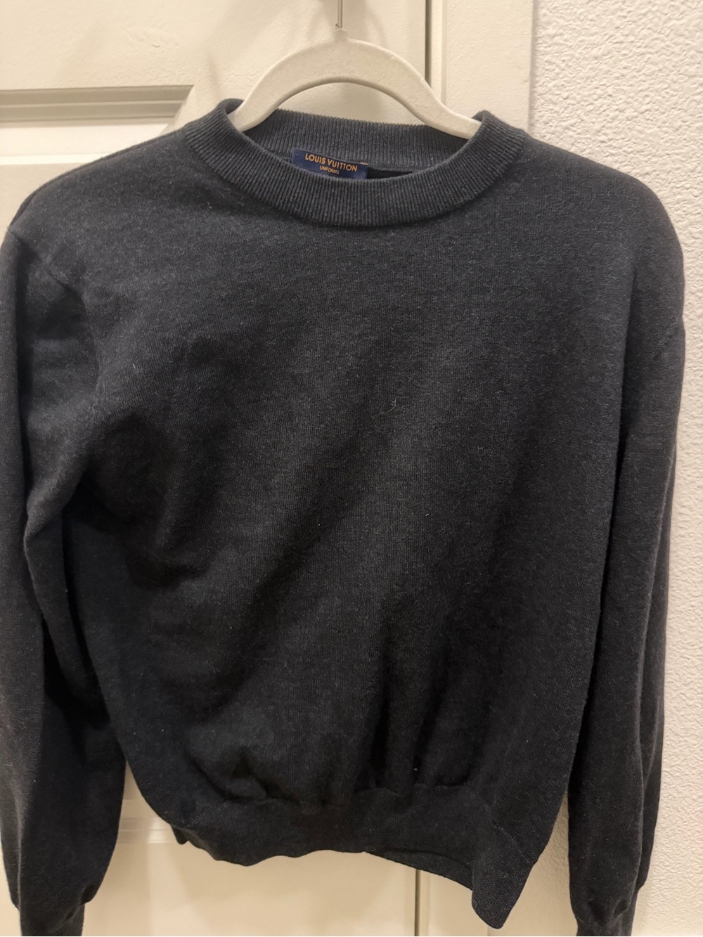 Louis Vuitton Crewneck Sweater in Dark Charcoal